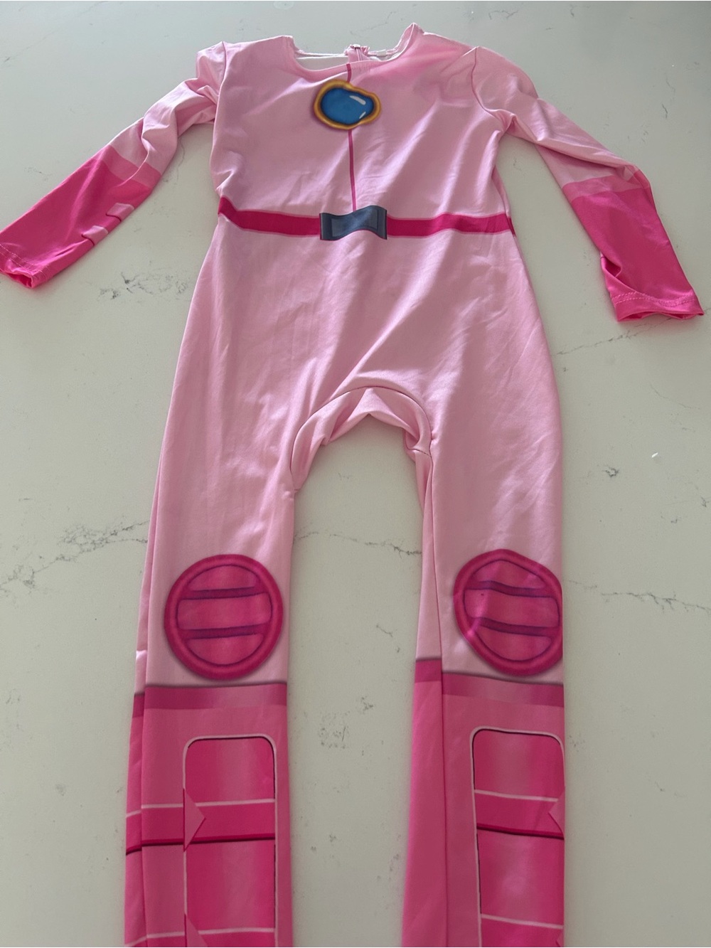 Princess Peach Mario Kart - Girls' Character Jumpsuit Kids Costume